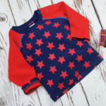 Βρεφική μπλούζα NAVY RED STAR
