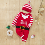 Χριστουγεννιάτικο Βρεφικό Σετ Santa Claus